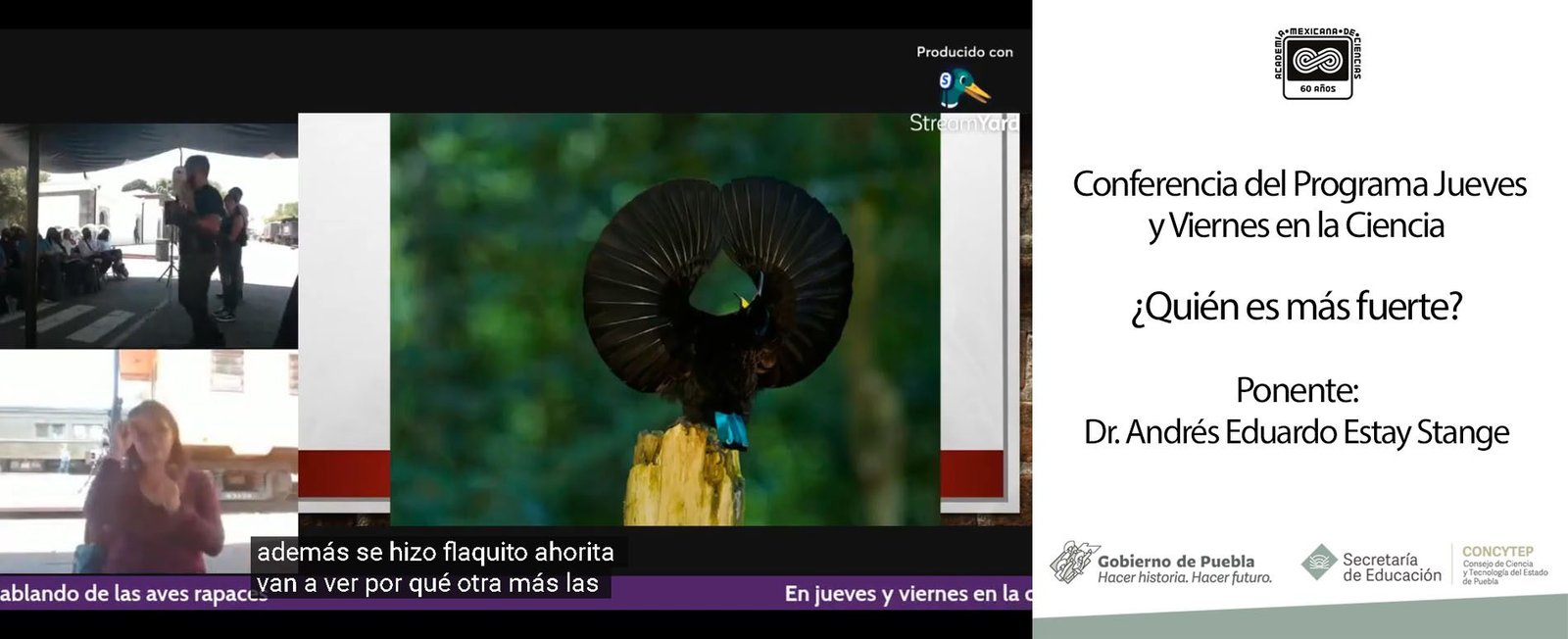 Conferencia: ¿Quién es más fuerte?