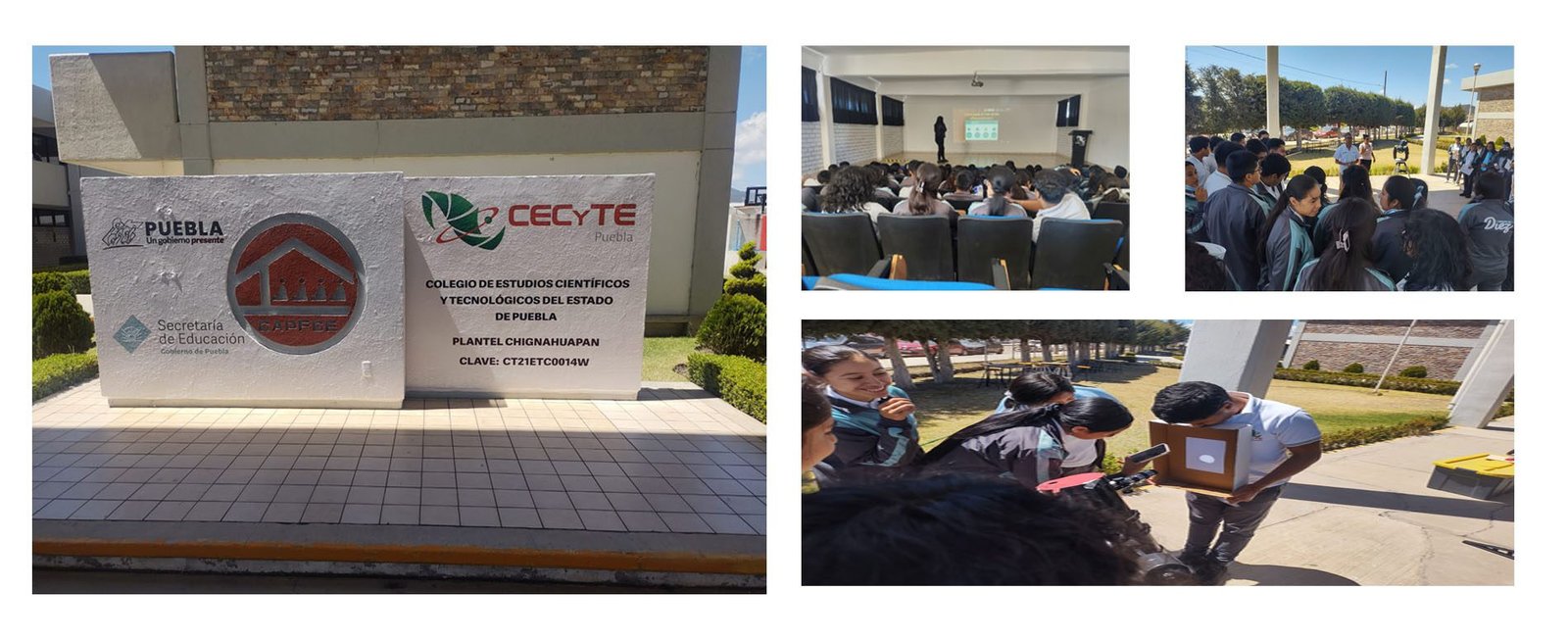 Visita Vehículos de la Ciencia  – CECyTE plantel Chignahuapan, Puebla